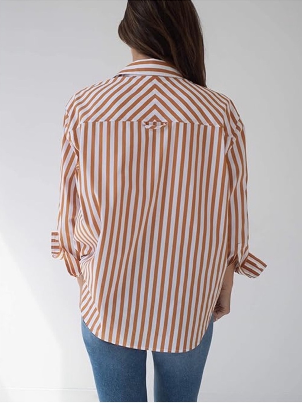 AYR The Deep End Button Down Oversized Shirt in Aperitif Women’s Size XL - Picture 2 of 11